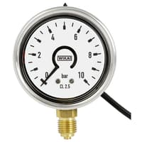 Wika Bourdon tube pressure gauge, Model PGS25